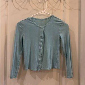 Posh Peanut Pointelle Cardigan Size 7-8